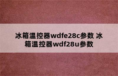 冰箱温控器wdfe28c参数 冰箱温控器wdf28u参数